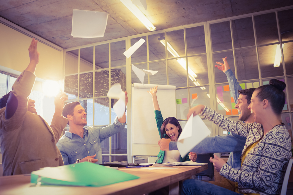 Marketing leaders celebrating wins
